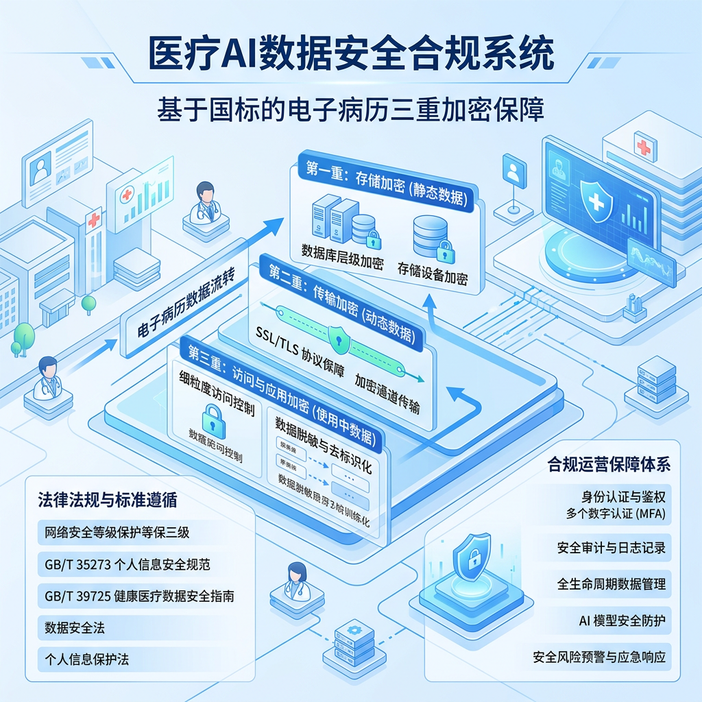 2026年医疗数据安全国标电子病历加密合规
