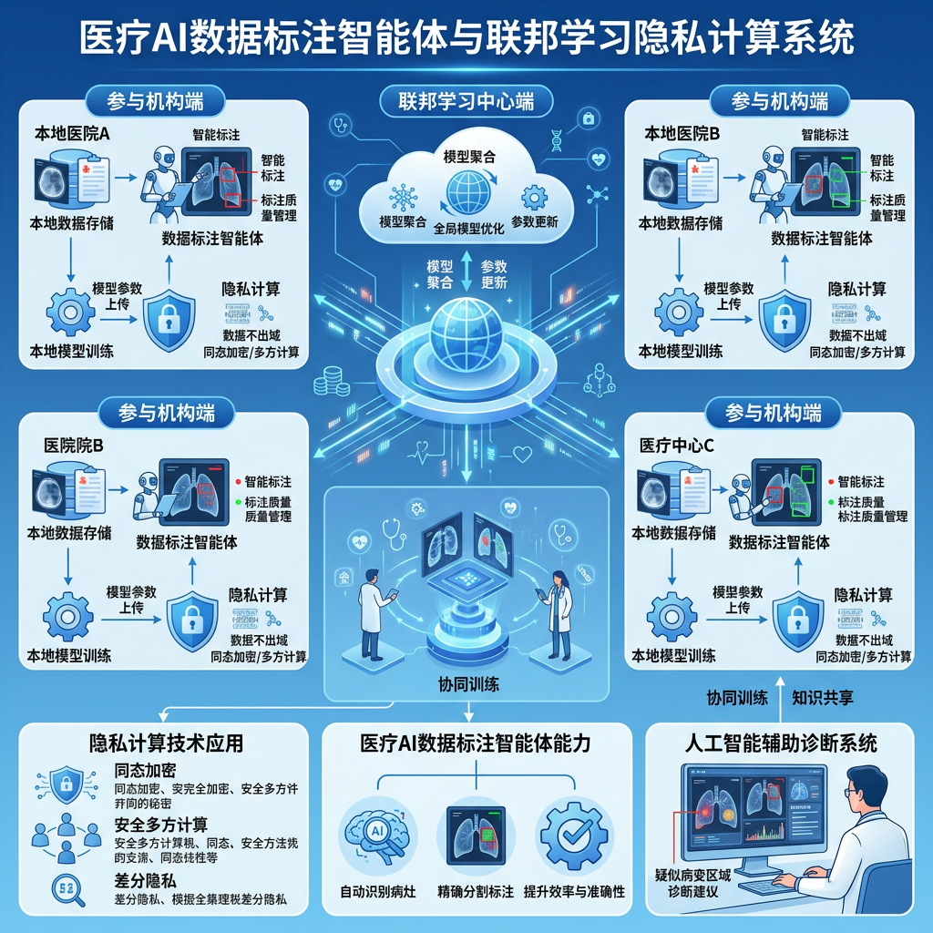 2026年医疗AI联邦学习隐私计算